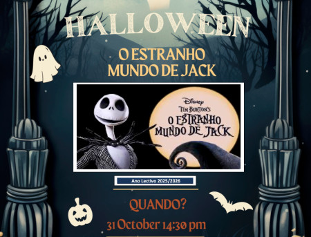 Cinema na Biblioteca da EBSVA: O Estranho Mundo de Jack